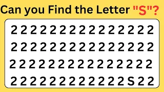 【Easy, Medium, Hard Levels】Can you Find the Odd Letter in 15 seconds? Find the odd One Out