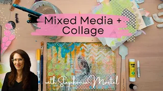 Mixed Media Art Collage Tutorial : Creating "Seek"