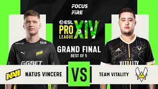 [FIL] Team Vitality vs Natus Vincere | ESL Pro League Season 14 GRAND FINALS