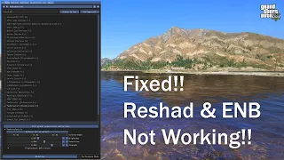 GTA 5 How to fix Reshad & ENB after GTA V latest Patch 2024