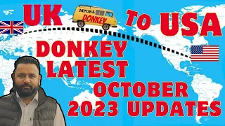 UK 🇬🇧 To USA 🇺🇸 Donkey Latest Updates 2023 | Uk To America Donkey Latest Updates | #usa #donkey
