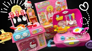 26 Minutes Satisfying with Unboxing Pink Hello Kitty Kitchen Play Sets (2 Cute Sets! ) ASMR no music