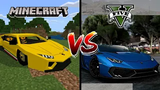 GTA 5 Lamborghini vs Minecraft Lambo - Which is Better?