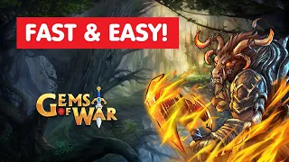 Gems of War Werewoods Faction Assault! 4 great best teams with guide!