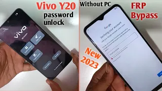 ViVO Y20 FRP BYPASS 2023 || Pattern Unlock, Pin, Password Lock Remove ||  Without PC Android 11/12