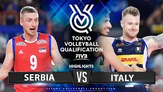 Serbia vs Italy | Highlights Men's OQT 2019