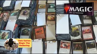 Explanation of Magic The Gathering cards, Alpha in 2020, logos, rarities, foils, with statistics