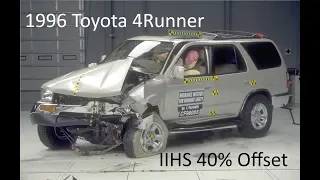 1996-2002 Toyota 4Runner IIHS Moderate Overlap (40% Offset)