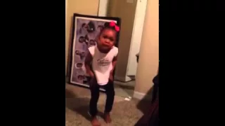 Little girl fussing at her brother