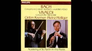 J.S. Bach Concerto for Violin and Oboe in C  minor BWV 1060, Kremer Holliger