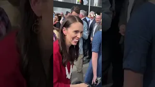 New Zealand PM Jacinda Ardern Leaves Parliament to Officially Resign #shorts  | VOA News