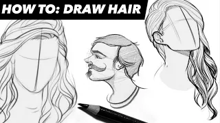 HOW TO DRAW: Hair (Top 3 Tips)