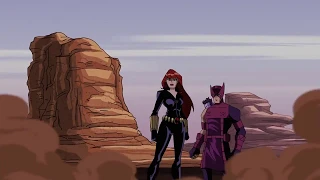 Black Widow wins the Duel! (Black Widow vs Hulk Showdown) (The Avengers: Earth's Mightest Heroes)