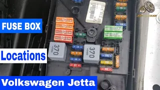 Fuse Box Locations  on 2008 VW Jetta