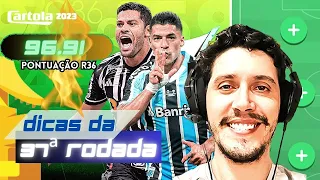 DICAS #37 RODADA | CARTOLA FC 2023 | QUEM DE CAPITÃO?