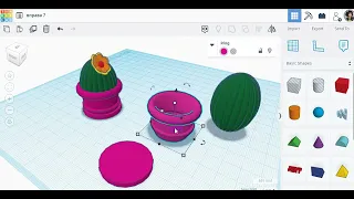 TinkerCad. Проєкт "Кактус"