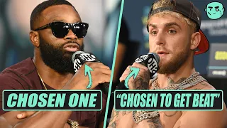 Funniest Jake Paul vs Tyron Woodley Trash Talk Highlights from Press Conference