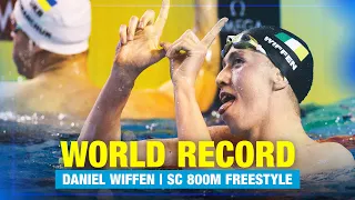 WORLD RECORD | Daniel Wiffen - SC 800m Freestyle | European Aquatics