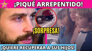 Piqué se ARREPIENTE de Abandonar a SUS HIJOS. MENSAJE OCULTO De Milán y Sasha que Lo Hizo LLORAR