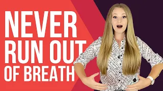 Breathing Exercise for Singing to NEVER RUN OUT OF BREATH