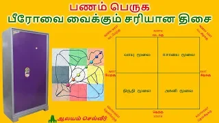 பணம் பெருக பீரோ வைக்க ஏற்ற திசை | Vastu Direction For Bero in Tamil