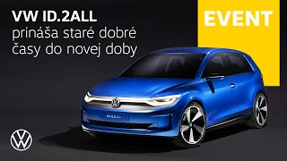 Štúdia ID.2ALL sa hlási ku klasickým hodnotám značky Volkswagen 🇩🇪