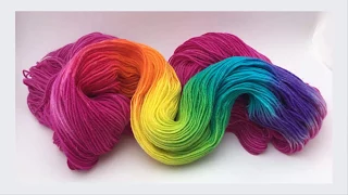 Градиент в вязании .Gradient in knitting.Пряжа секционка.