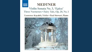 Violin Sonata No. 3 in E Minor, Op. 57, "Epica": I. Allegro