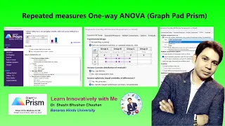 Repeated measures One way ANOVA (Graph Pad Prism)