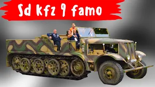 Как использовался 18 тонный немецкий тягач Sd Kfz 9 FAMO во Второй мировой  войне