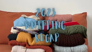 2023 Knitting Recap// 14 garments, 6 accessories, 5 socks// knitsbyfaith