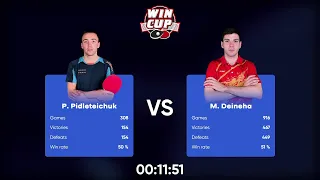 17:00 Volodymyr Samoilov 1 - 3 Maksym Deineha West 3 WIN CUP 16.12.2022 | TABLE TENNIS WINCUP