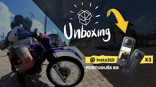 Insta360 X3 Unboxing  | Português BR