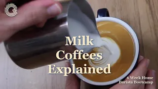 How to make Flat Whites, Lattes and Cappuccinos - 6 Week Home Barista Bootcamp Episode 4
