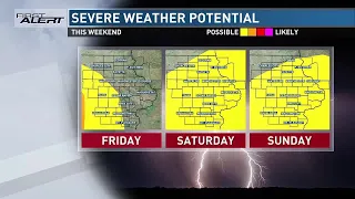 Your First Alert: The latest on weekend severe weather threat