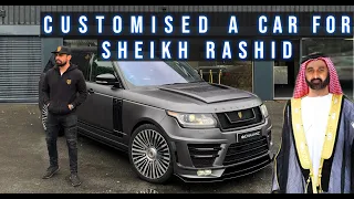 CUSTOMISED A CAR FOR SHEIKH RASHID !!!!