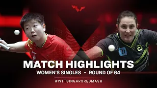 Sun Yingsha vs Sabine Winter | WS | Singapore Smash 2022 (R64)