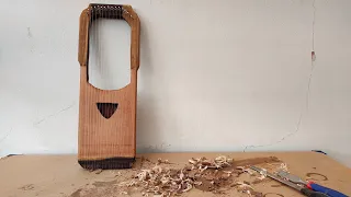 Building a Lyre (Anglo-Saxon Lyre, two octave Lyre harp)