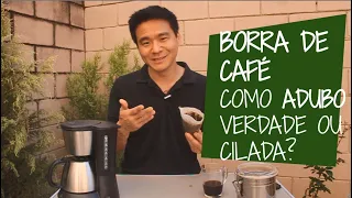 BORRA DE CAFÉ como ADUBO - É bom ou é cilada?