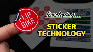 Watch a guy figure how to make decals for bike parts