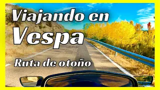 Viajar en Vespa  Ruta de otoño