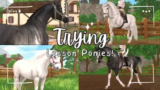 Trying Lesson Horses + Beauty Update || SSO RRP || Bethany Mountainwood