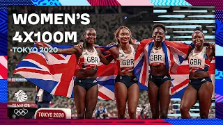 7TH OLYMPIC BRONZE in women's 4x100m relay | Tokyo 2020 Olympic Games | Medal Moments