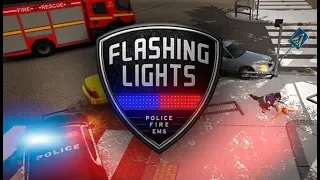 Стрим игры Flashing Lights Работа в полиции #4 полицейский патруль