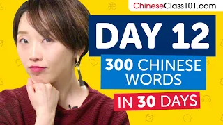 Day 12: 120/300 | Learn 300 Chinese Words in 30 Days Challenge