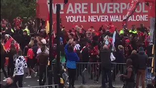 Liverpool fc cup double parade 2022