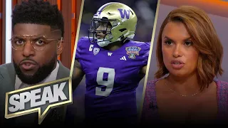 Falcons shocking Michael Penix Jr. pick, was this a smart move? | NFL | SPEAK