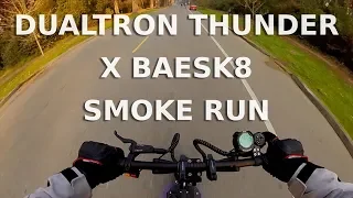 Dualtron Thunder X Baesk8 Smoke Run | First Person POV | Electric Scooter Group Ride