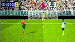 CRISTIANO RONALDO VS HARRY KANE ! PORTUGAL VS ENGLAND ! PENALTY SHOOTOUT GAMEPLAY eFootball24mobile