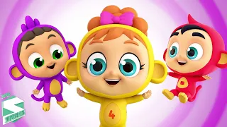Beş Küçük Maymun Sayılar Şarkısı ve Daha  Eğitici Video Çocuklar için